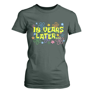 18 Years Later 18th Birthday T Shirt For Women Eighteen Party Funny Meme TS10 Dark Forest Green Print Your Wear
