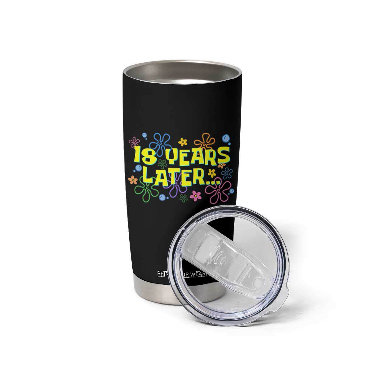 18 Years Later 18th Birthday Tumbler Cup Eighteen Party Funny Meme TS10 Print Your Wear
