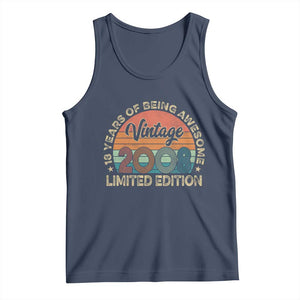 Vintage 2008 18th Birthday Gifts Tank Top Limited Edition 18 Year Old Bday TS10 Navy Print Your Wear