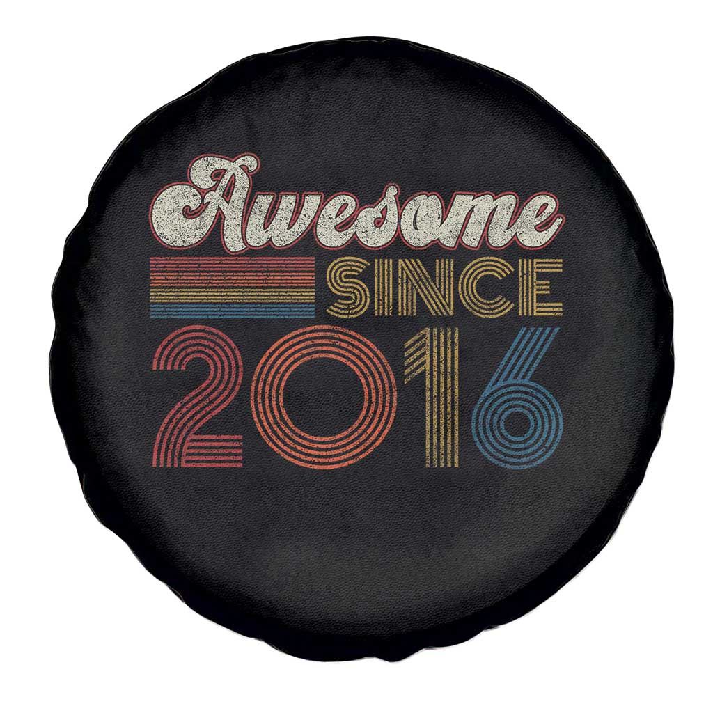 Awesome Since 2016 Spare Tire Cover 10yr Bday Son Boy Funny 10th 10 Year Old Birthday TS10 Print Your Wear
