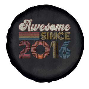 Awesome Since 2016 Spare Tire Cover 10yr Bday Son Boy Funny 10th 10 Year Old Birthday TS10 Print Your Wear