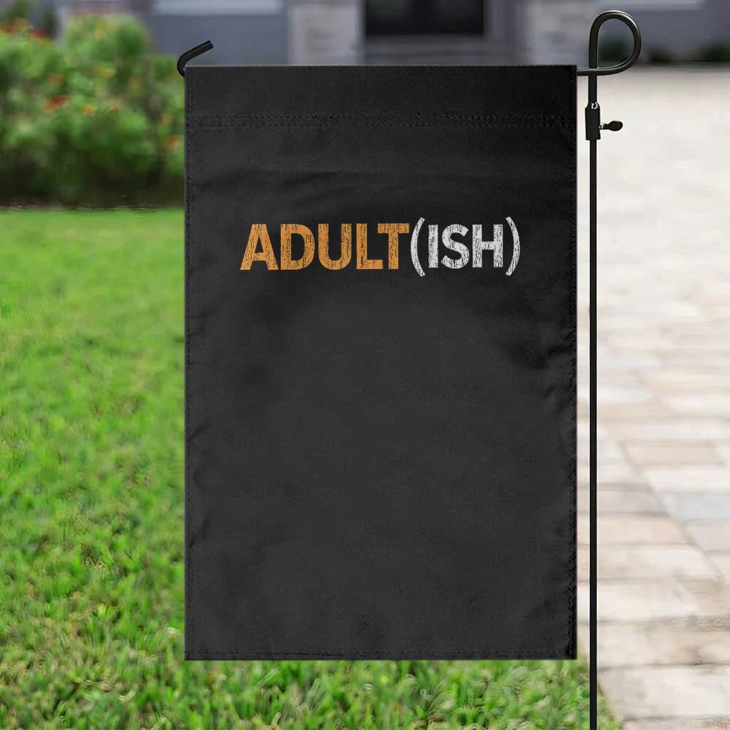 Happy 18th Birthday Garden Flag Funny Adultish 18 Year Old Bday Gifts TS10 Print Your Wear