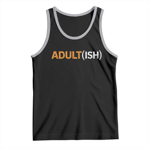 Happy 18th Birthday Tank Top Funny Adultish 18 Year Old Bday Gifts TS10 Black Athletic Heather Print Your Wear