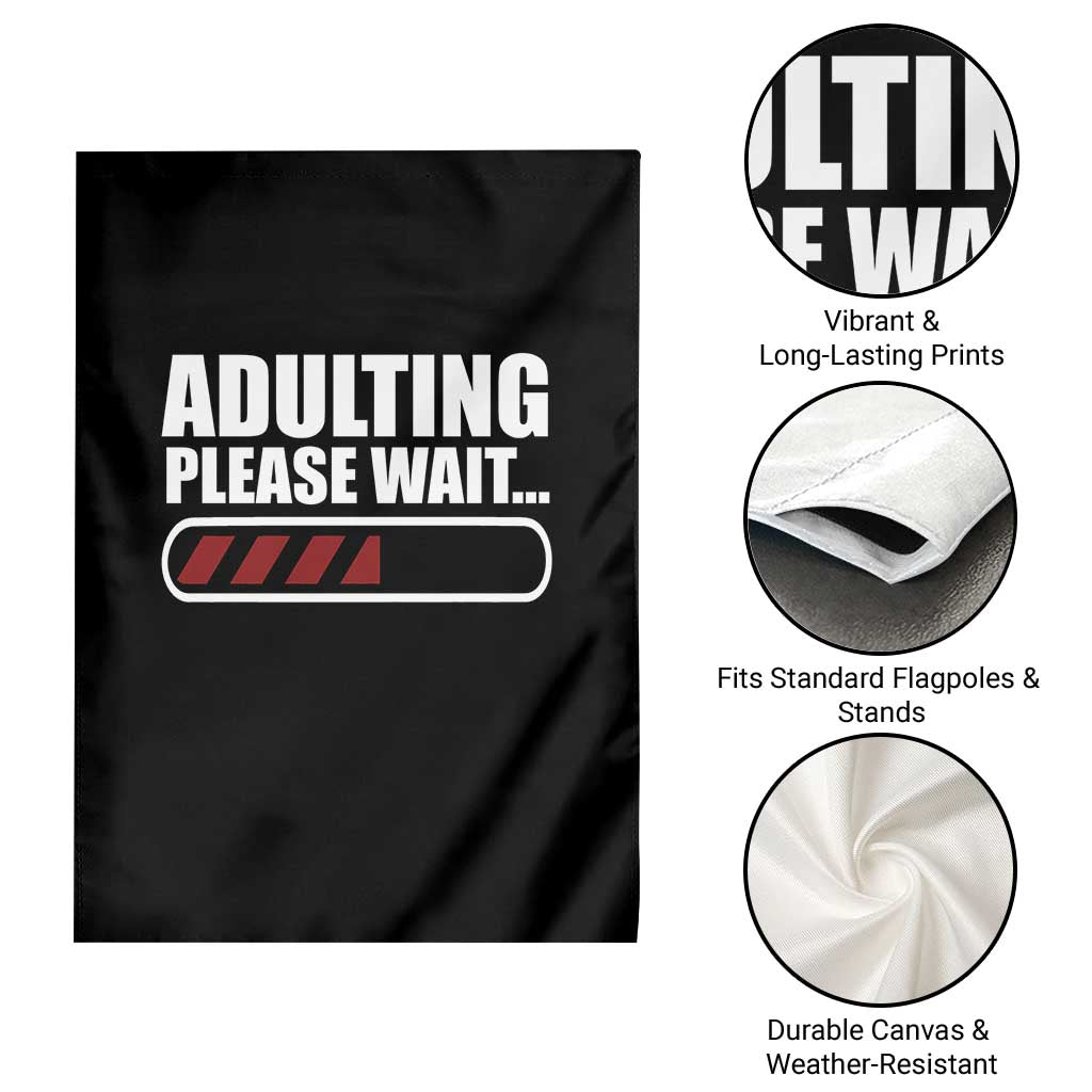 Happy 18th Birthday Garden Flag Adulting Please Wait Loading 18 Year Old Bday Gifts TS10 Print Your Wear