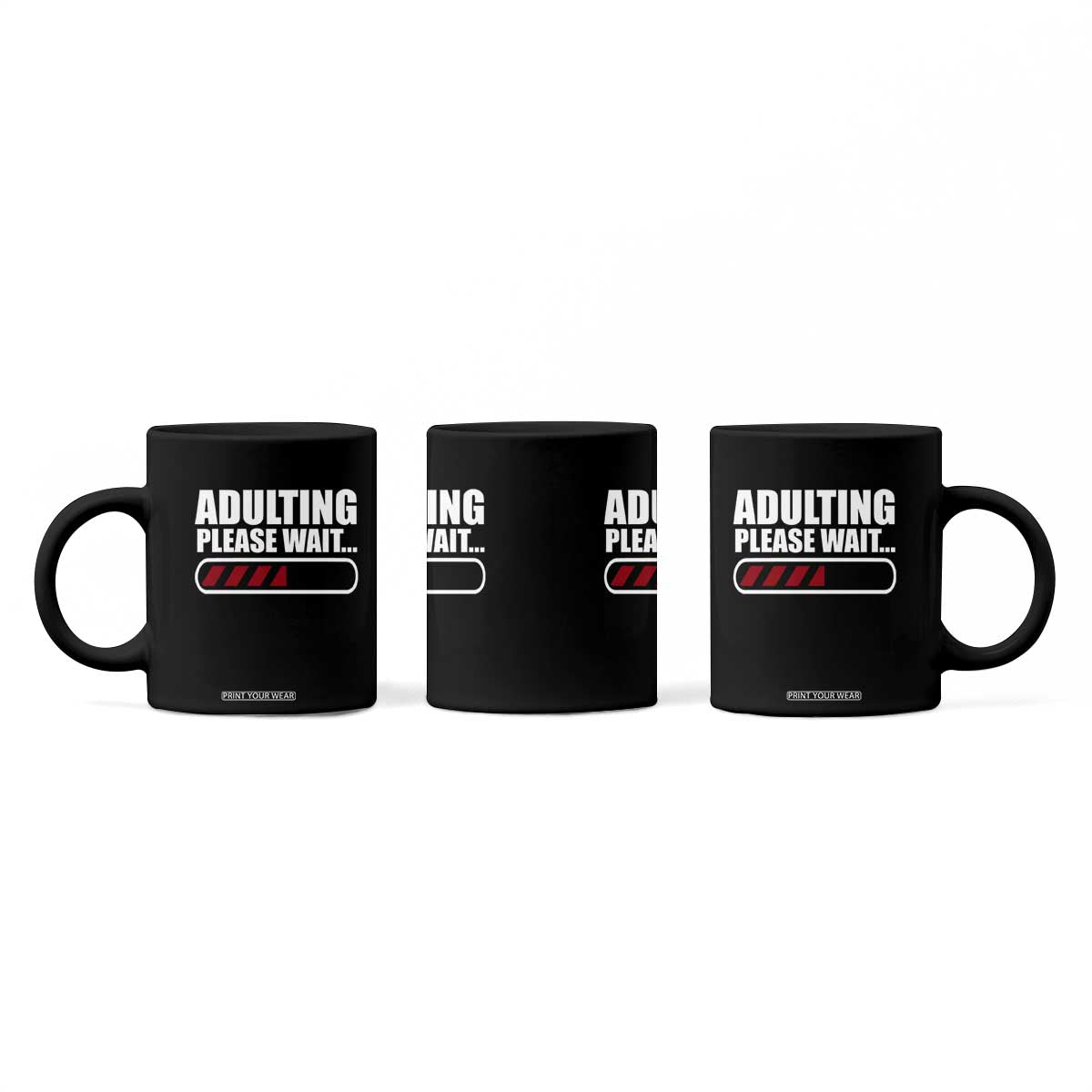 Happy 18th Birthday Coffee Mug Adulting Please Wait Loading 18 Year Old Bday Gifts TS10 Print Your Wear