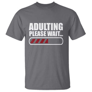 Happy 18th Birthday T Shirt Adulting Please Wait Loading 18 Year Old Bday Gifts TS10 Charcoal Print Your Wear