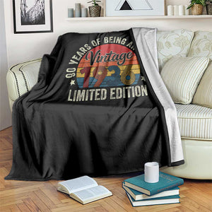 Funny 90th Birthday Throw Blanket Vintage 1936 Limited Edition 90 Year Old Bday Gifts TS10 Print Your Wear