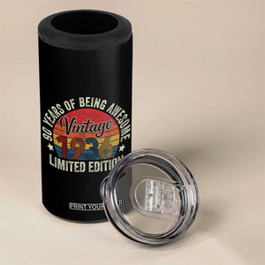 Funny 90th Birthday 4 in 1 Can Cooler Tumbler Vintage 1936 Limited Edition 90 Year Old Bday Gifts TS10 Print Your Wear