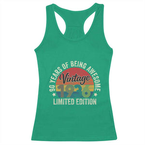 Funny 90th Birthday Racerback Tank Top Vintage 1936 Limited Edition 90 Year Old Bday Gifts TS10 Irish Green Print Your Wear