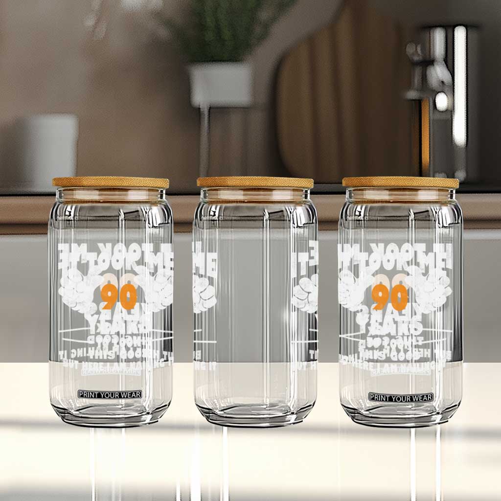 Funny 90th Birthday Glass Can It Took Me 90 Years To Look This Good TS10 Print Your Wear
