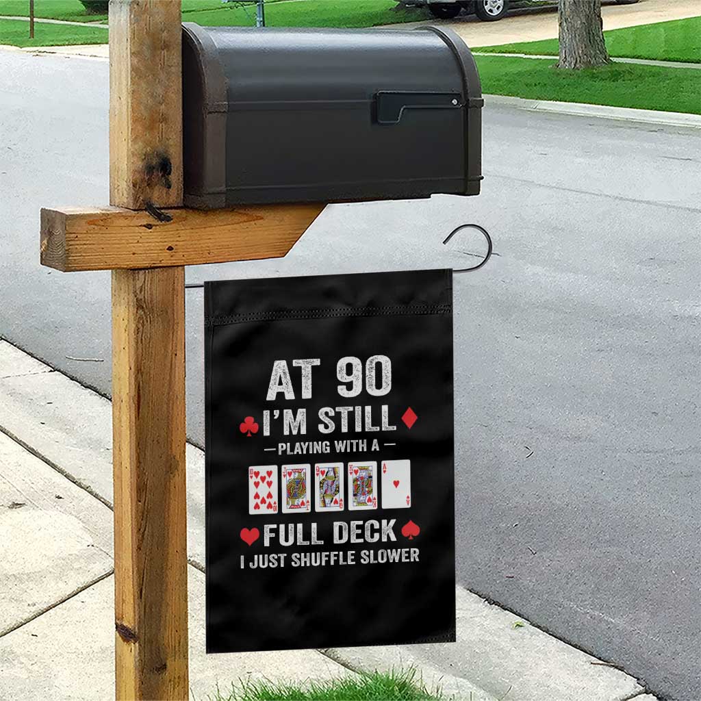Funny 90th Birthday Garden Flag Funny 90 Year Old Cards TS10 Print Your Wear