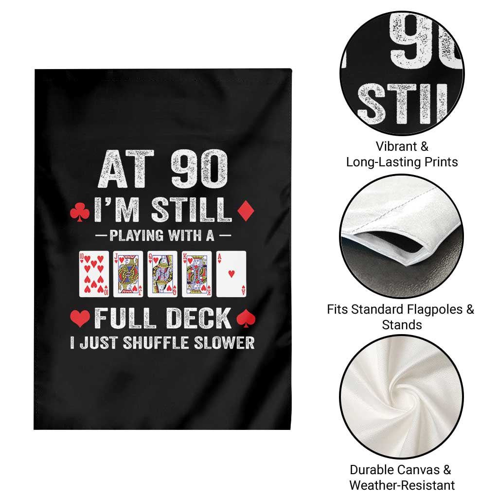 Funny 90th Birthday Garden Flag Funny 90 Year Old Cards TS10 Print Your Wear