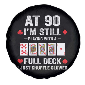 Funny 90th Birthday Spare Tire Cover Funny 90 Year Old Cards TS10 Print Your Wear