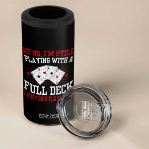 Funny 90th Birthday 4 in 1 Can Cooler Tumbler Retro Funny 90 Year Old Cards Bday Gifts TS10 Print Your Wear