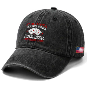 Funny 90th Birthday Washed Cotton Baseball Cap Retro Funny 90 Year Old Cards Bday Gifts