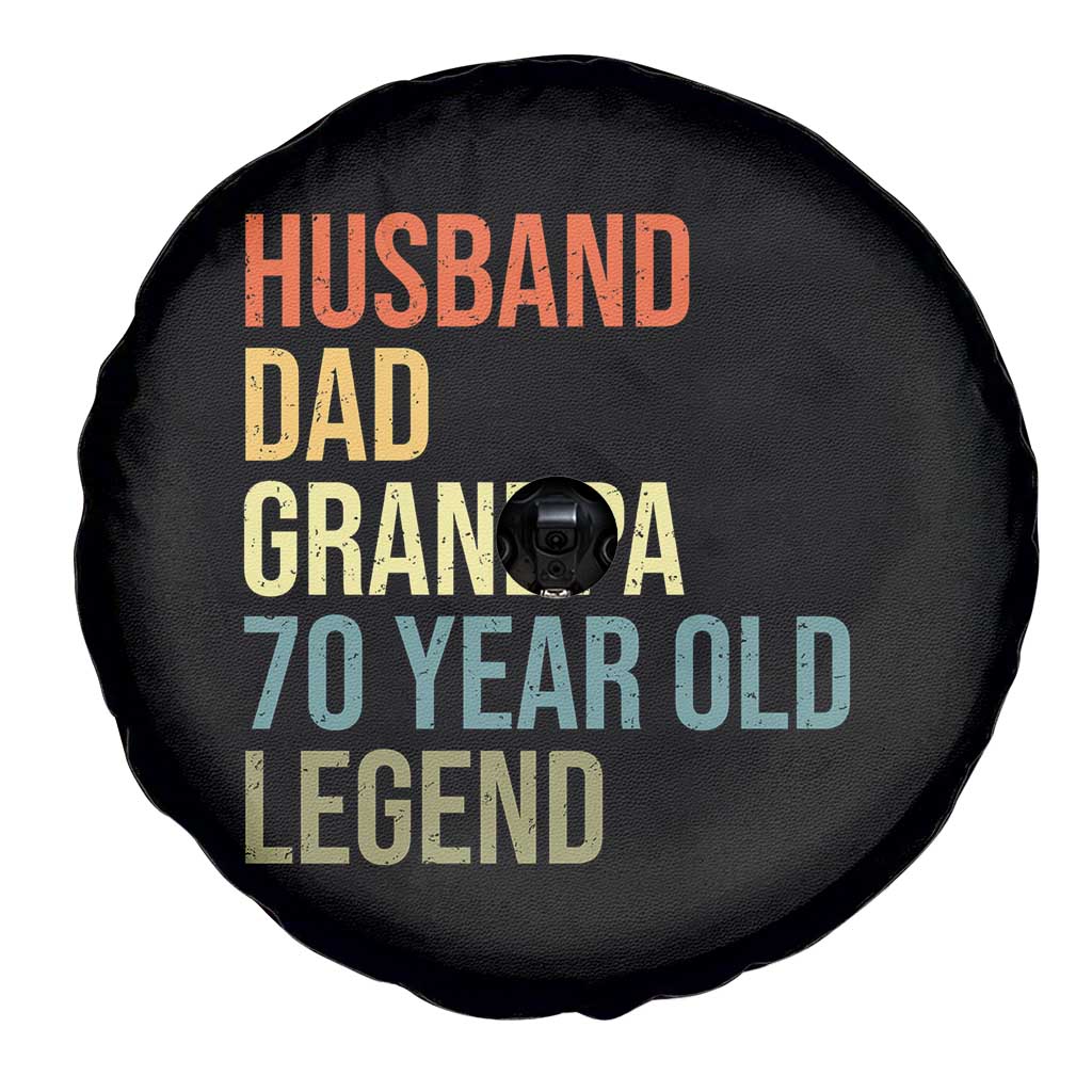 70th Birthday Spare Tire Cover Husband Dad Grandpa 70 Year Old Legend TS10 Print Your Wear