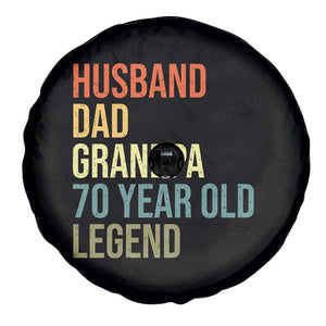 70th Birthday Spare Tire Cover Husband Dad Grandpa 70 Year Old Legend TS10 Print Your Wear