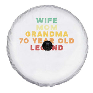 70th Birthday Gifts For Women Spare Tire Cover Wife Mom Grandma 70 Year Old Legend TS10 Print Your Wear