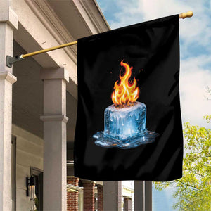 Subtle Anti Ice Garden Flag Ice Melting Satire Political Humor TS10 Print Your Wear
