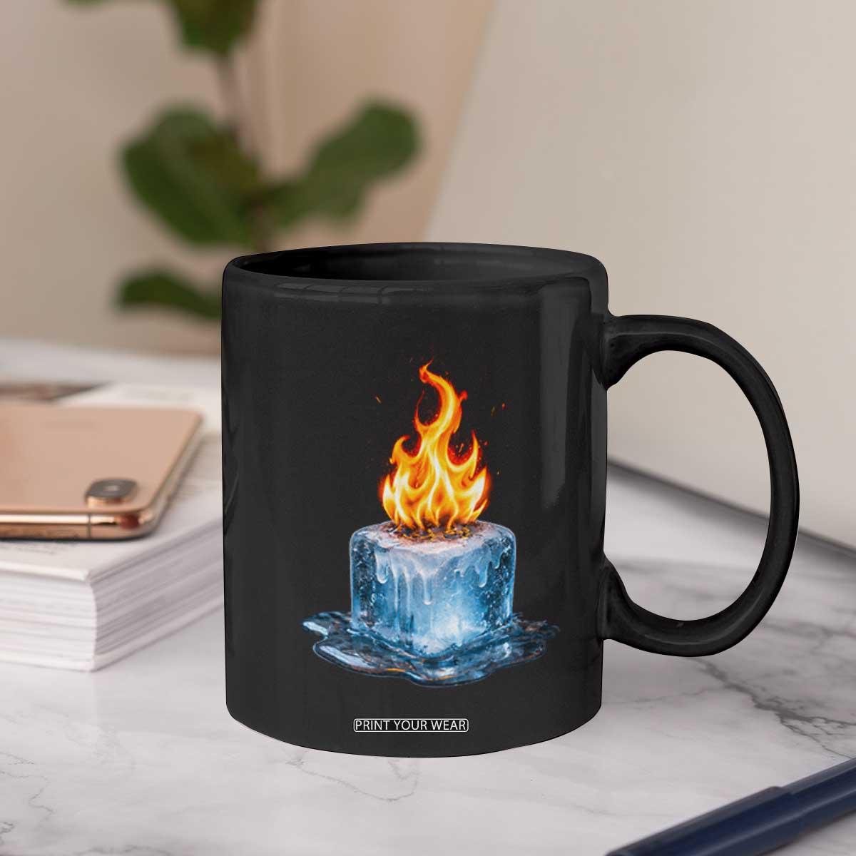 Subtle Anti Ice Coffee Mug Ice Melting Satire Political Humor TS10 Print Your Wear
