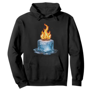 Subtle Anti Ice Hoodie Ice Melting Satire Political Humor TS10 Black Print Your Wear