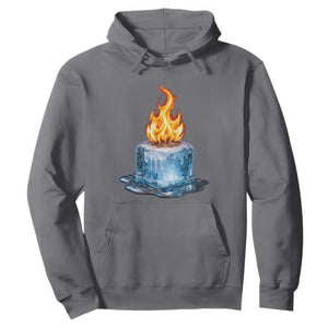 Subtle Anti Ice Hoodie Ice Melting Satire Political Humor TS10 Charcoal Print Your Wear