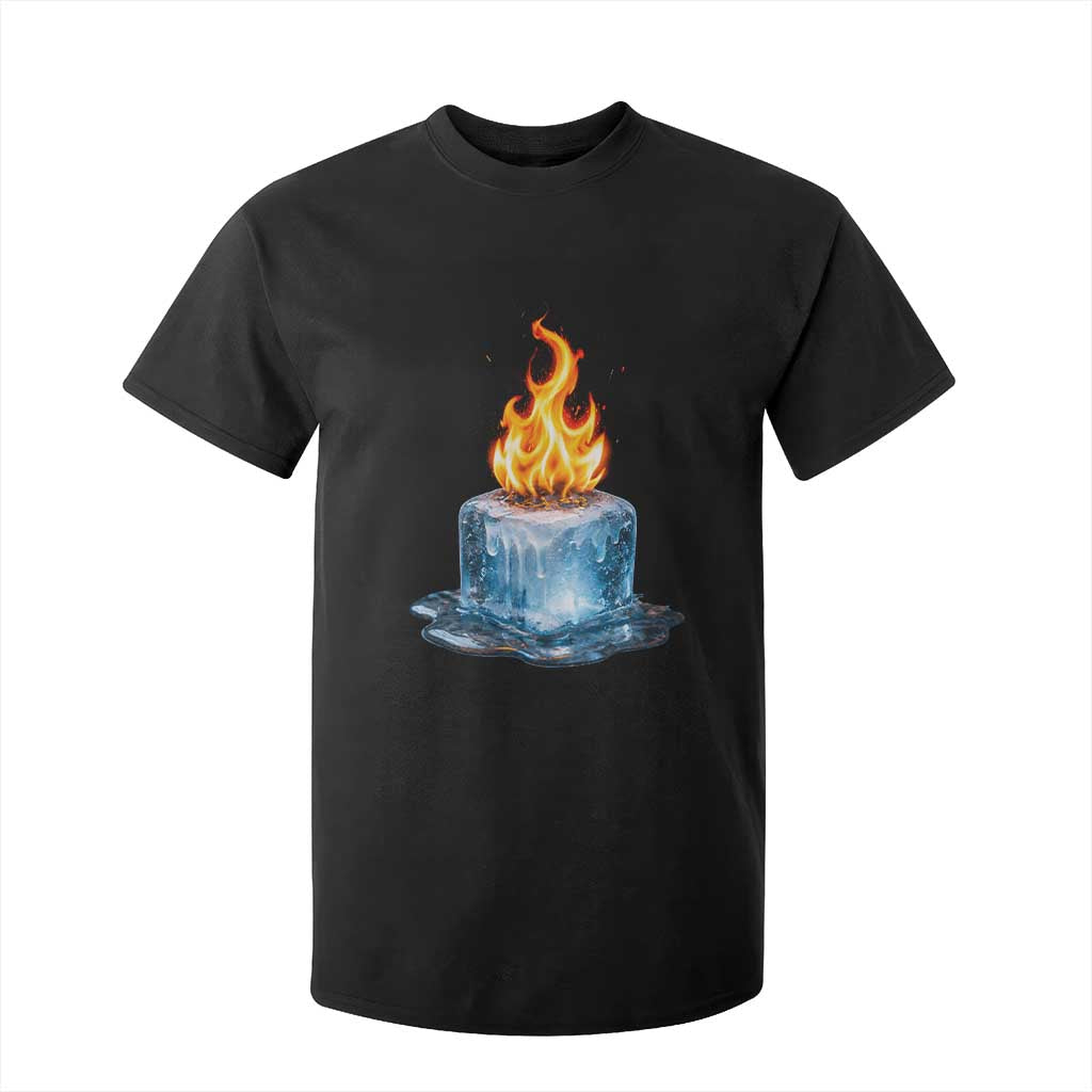 Subtle Anti Ice T Shirt For Kid Ice Melting Satire Political Humor TS10 Black Print Your Wear