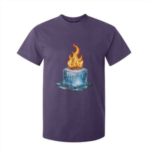 Subtle Anti Ice T Shirt For Kid Ice Melting Satire Political Humor TS10 Purple Print Your Wear