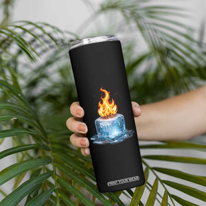 Subtle Anti Ice Skinny Tumbler Ice Melting Satire Political Humor TS10 Print Your Wear
