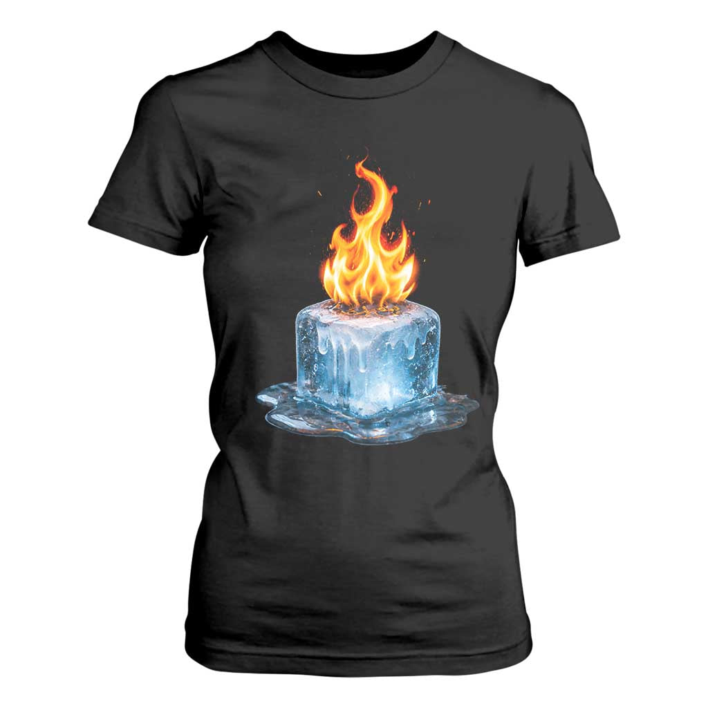Subtle Anti Ice T Shirt For Women Ice Melting Satire Political Humor TS10 Black Print Your Wear