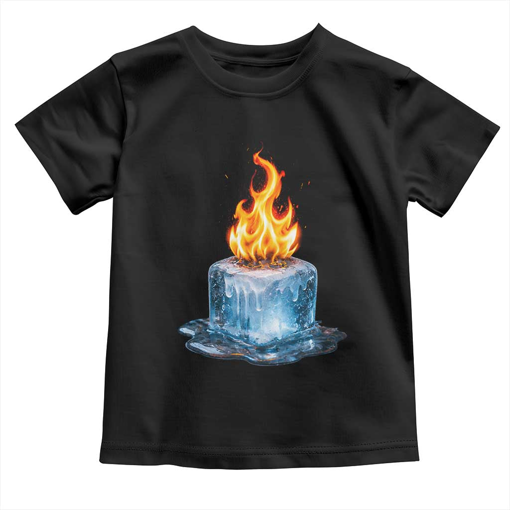 Subtle Anti Ice Toddler T Shirt Ice Melting Satire Political Humor TS10 Black Print Your Wear