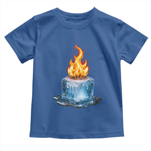 Subtle Anti Ice Toddler T Shirt Ice Melting Satire Political Humor TS10 Royal Blue Print Your Wear