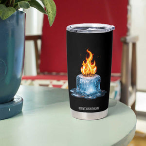 Subtle Anti Ice Tumbler Cup Ice Melting Satire Political Humor TS10 Print Your Wear
