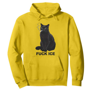 Fck Ice Smoking Cat Hoodie Subtle FDT Black Cat Meme TS10 Daisy Print Your Wear