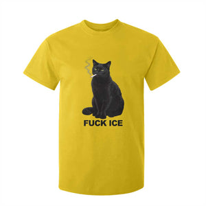 Fck Ice Smoking Cat T Shirt For Kid Subtle FDT Black Cat Meme TS10 Daisy Print Your Wear