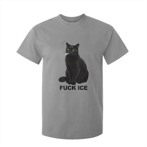 Fck Ice Smoking Cat T Shirt For Kid Subtle FDT Black Cat Meme TS10 Sport Gray Print Your Wear