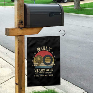Funny 90th Birthday Garden Flag Vintage Retro Built 90 Years Ago TS10 Print Your Wear