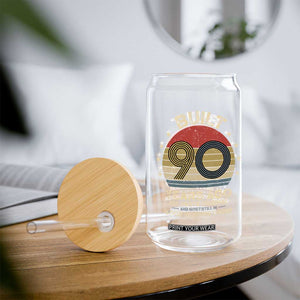 Funny 90th Birthday Glass Can Vintage Retro Built 90 Years Ago TS10 Print Your Wear