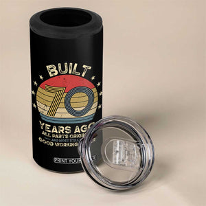 Funny 70th Birthday 4 in 1 Can Cooler Tumbler Vintage Retro Built 70 Years Ago TS10 Print Your Wear