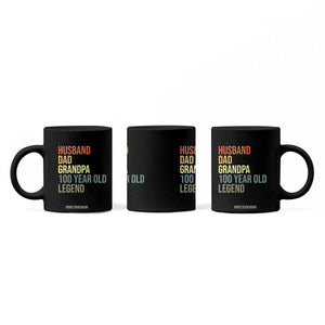 100th Birthday Coffee Mug Husband Dad Grandpa 100 Year Old Legend TS10 Print Your Wear