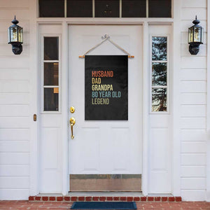 80th Birthday Garden Flag Husband Dad Grandpa 80 Year Old Legend TS10 Print Your Wear