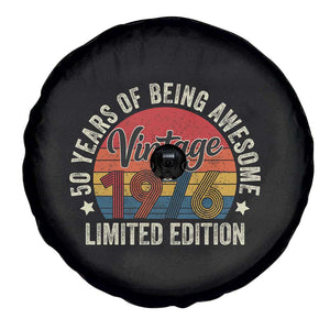 Funny 50th Birthday Spare Tire Cover Vintage 1976 Limited Edition 50 Year Old Bday Gifts TS10 Print Your Wear