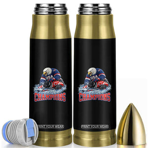 USA Ice Hockey Bullet Tumbler Eagle Dominates Canada 2026 Hockey Champions TS10 Black Print Your Wear