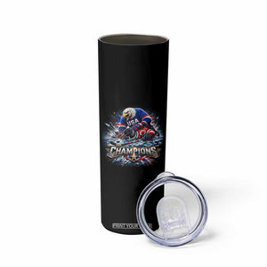 USA Ice Hockey Skinny Tumbler Eagle Dominates Canada 2026 Hockey Champions Graphic TS10 Print Your Wear
