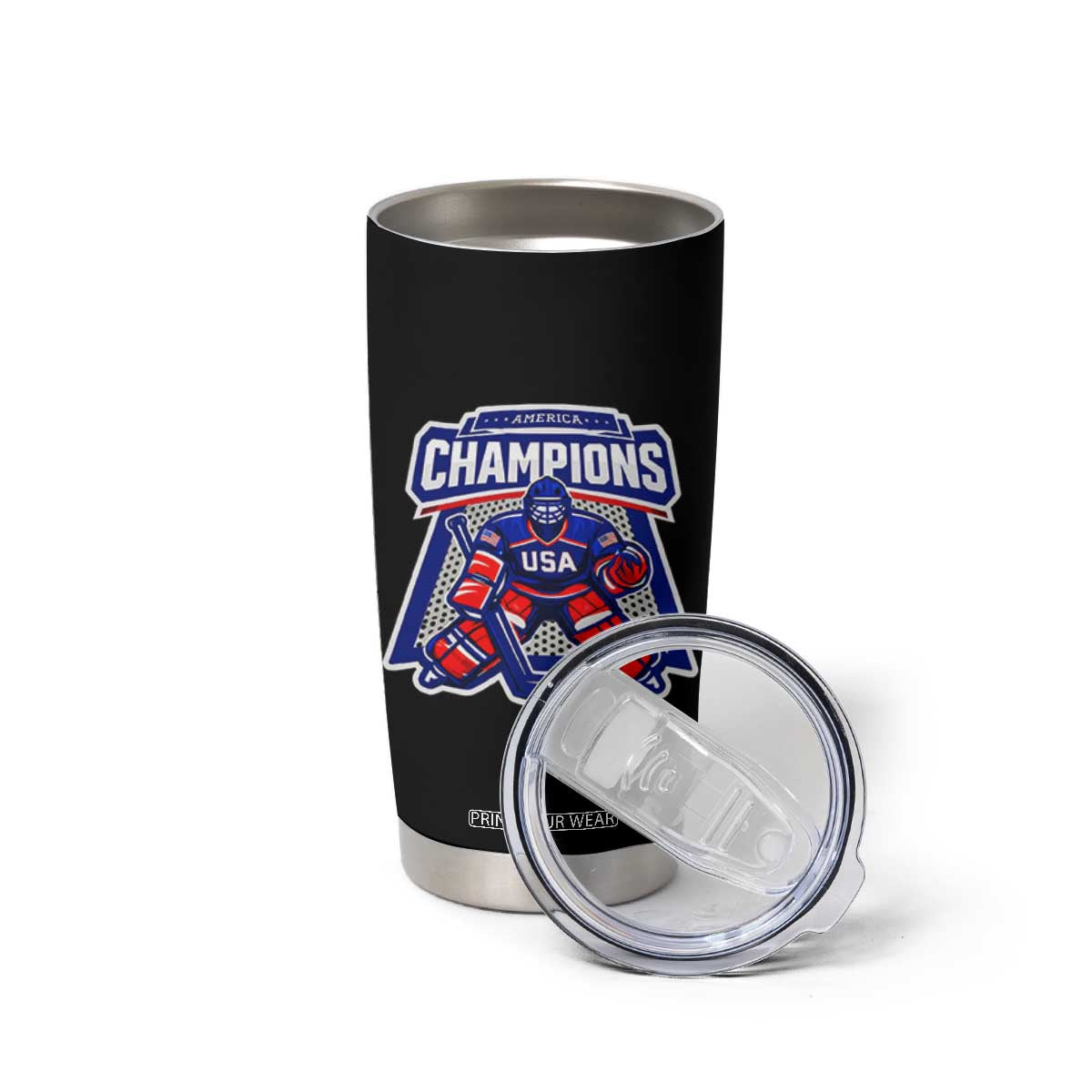 USA Ice Hockey Tumbler Cup America Champions Patriotic Ice Hockey Team Fan TS10 Print Your Wear