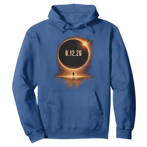 Total Solar Eclipse 2026 Hoodie August 12th Totality Gift TS10 Royal Blue Print Your Wear
