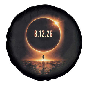 Total Solar Eclipse 2026 Spare Tire Cover August 12th Totality Gift TS10 Print Your Wear