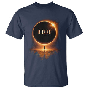 Total Solar Eclipse 2026 T Shirt August 12th Totality Gift TS10 Navy Print Your Wear