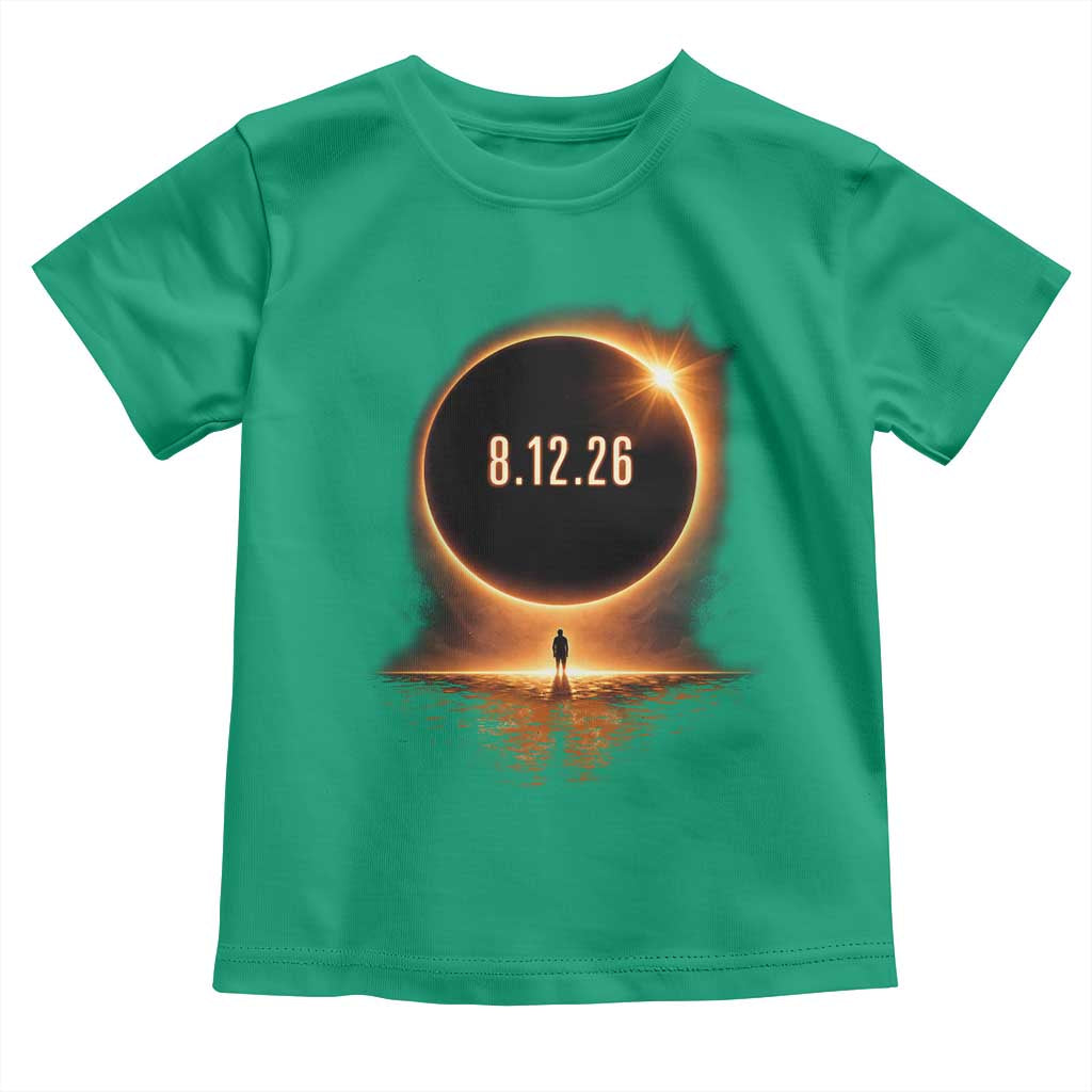 Total Solar Eclipse 2026 Toddler T Shirt August 12th Totality Gift TS10 Irish Green Print Your Wear
