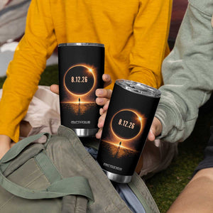 Total Solar Eclipse 2026 Tumbler Cup August 12th Totality Gift TS10 Print Your Wear
